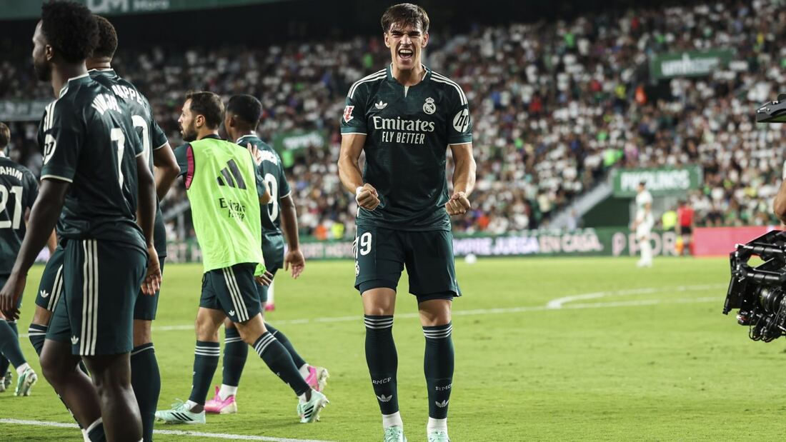 Real Madrid remonta al Elche en el tiempo de descuento