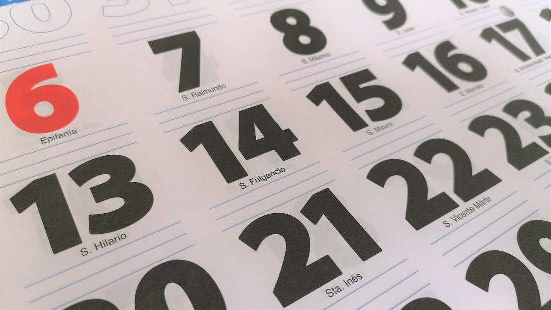 El calendario laboral de 2027 tendrá nueve festivos en España