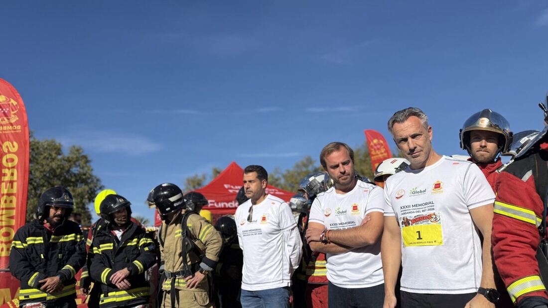 1.400 corredores homenajean a los bomberos en Arganda