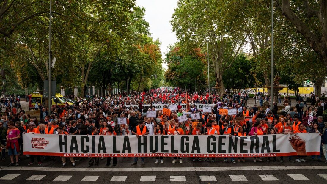 El Sindicato de Inquilinas avisa: la huelga general será pronto