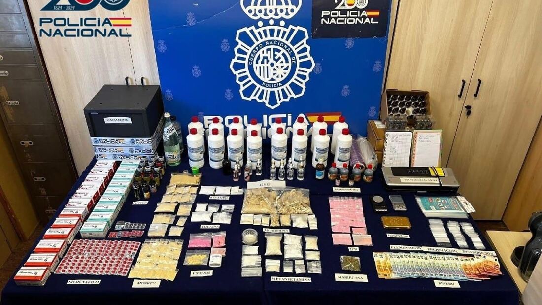 Cinco detenidos por vender drogas desde una vivienda del distrito Centro
