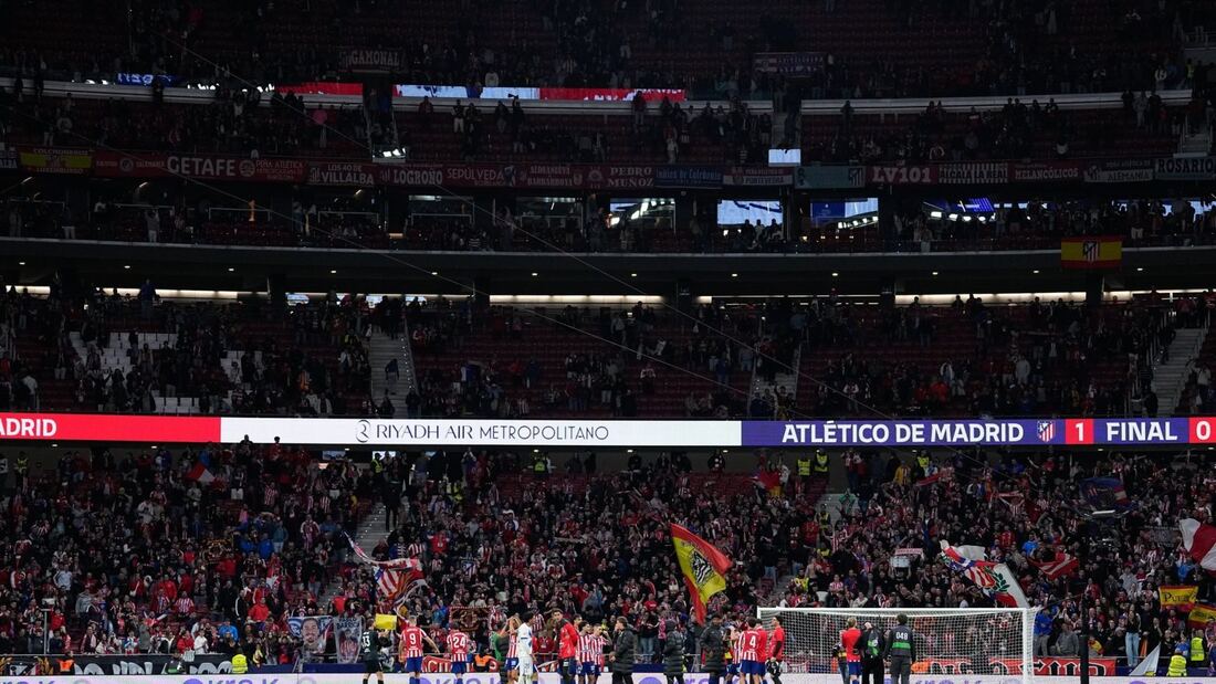 Fallece un socio del Atlético de Madrid antes del partido