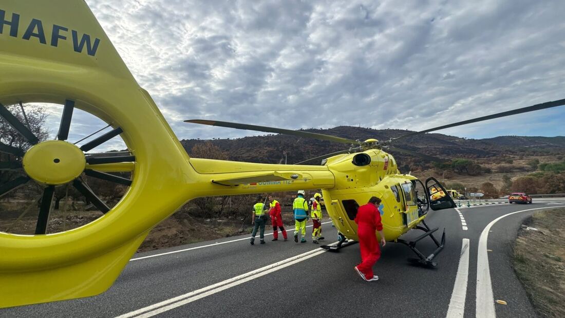 Dos heridos graves tras un choque frontal en la A-1 en El Molar