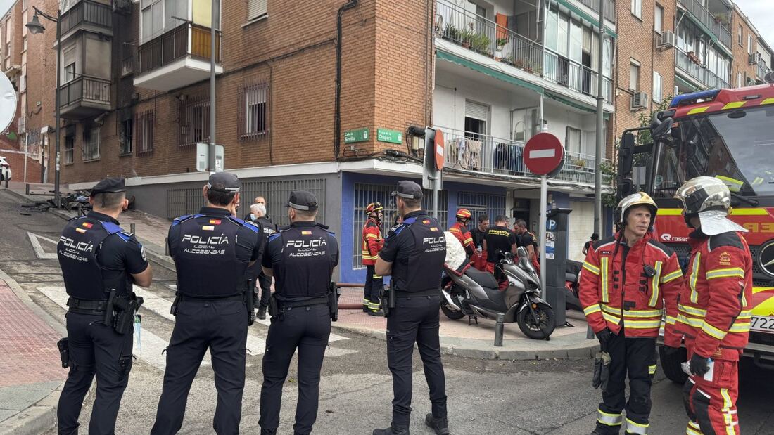 Un incendio en Alcobendas provoca intoxicación leve por humo en cuatro personas