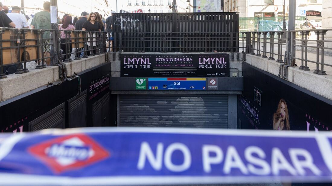 Metro condiciona la reapertura de Sol a los resultados de los análisis