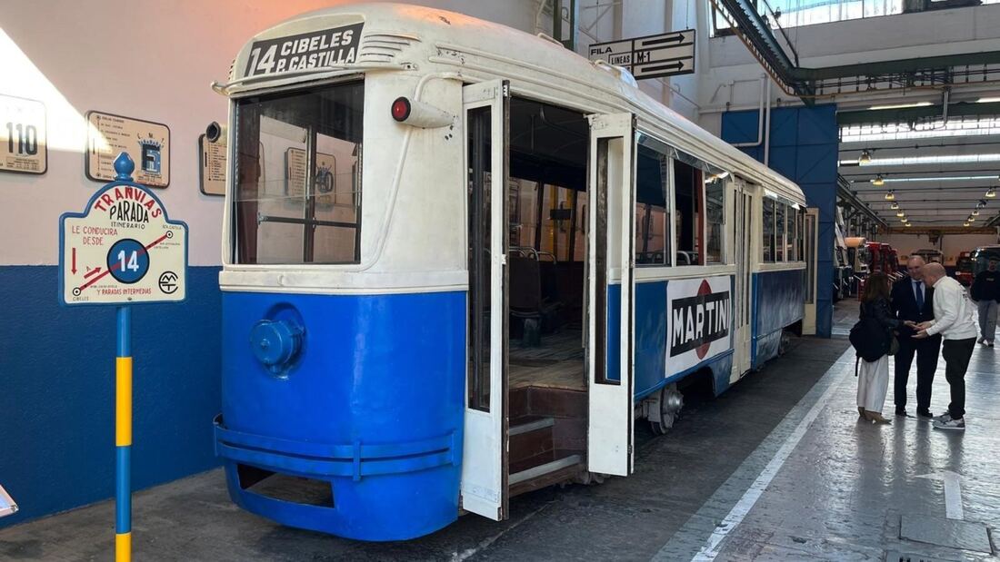 El Museo de la EMT recupera el tranvía FIAT PCC de 1959