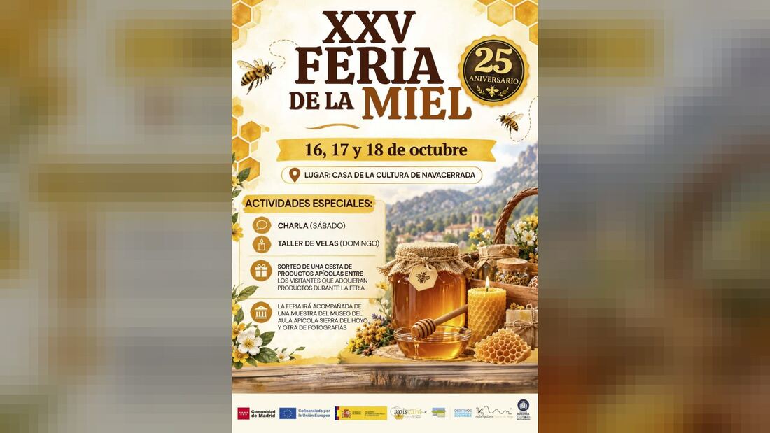 Navacerrada abre la XXV Feria de la Miel del 16 al 18