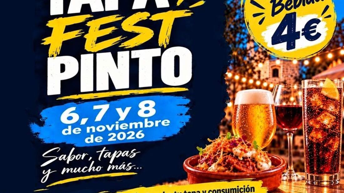Tapas y bebidas por 4 euros en el Tapafest de Pinto