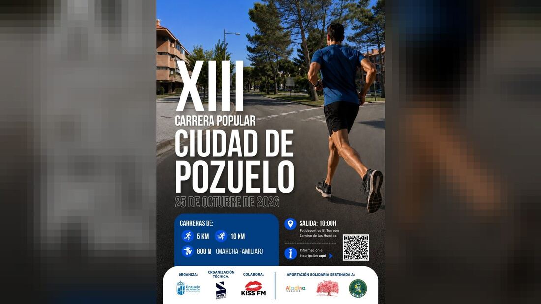Pozuelo organiza este domingo la XIII carrera popular del municipio