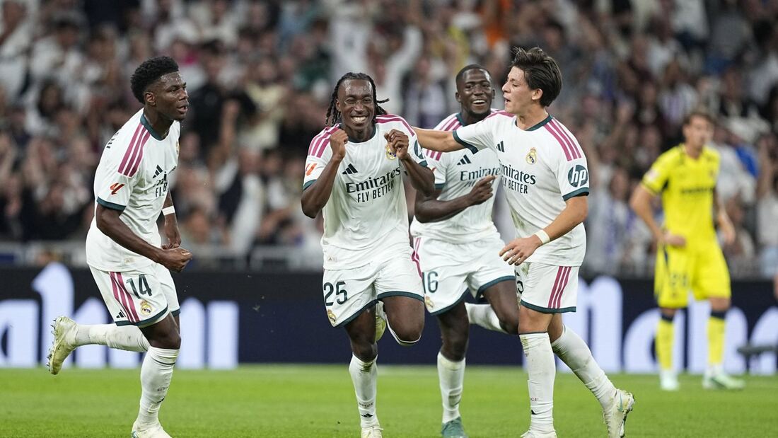 El Real Madrid vence al Villarreal pese a la expulsión de Vinícius