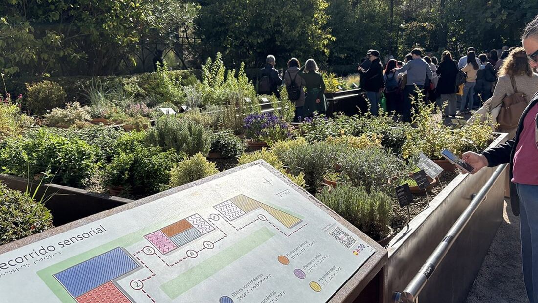 El Real Jardín Botánico inaugura un recorrido sensorial accesible