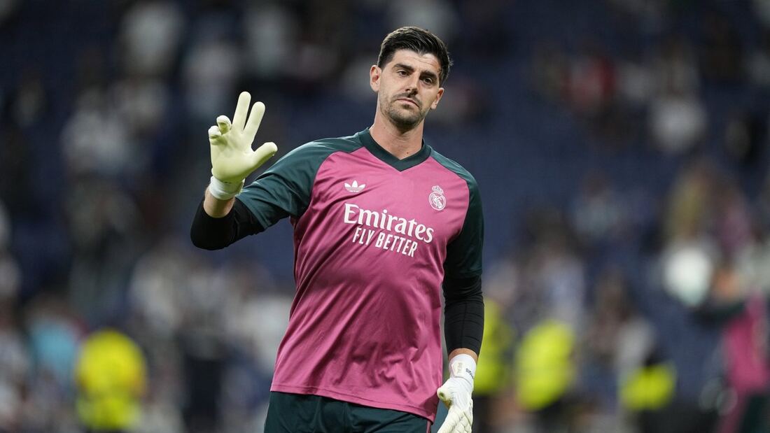 Courtois, baja de última hora para el Clásico